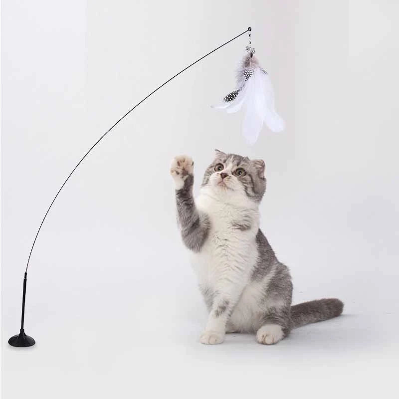 Cat Hand Free Feather Wand